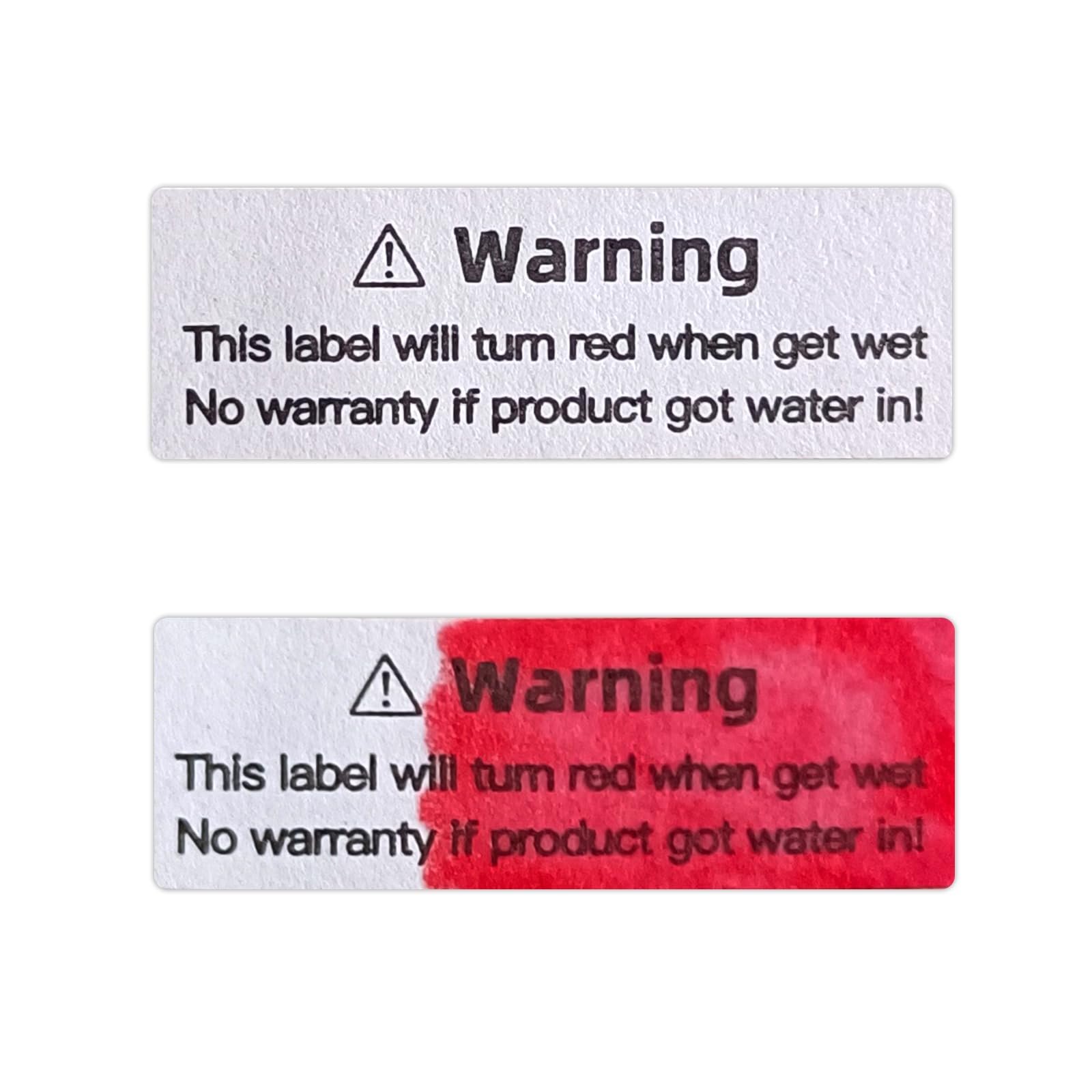 Water Damage Indicator Label-Moisture Indicator Sticker-Liquid Contact Indicator (LCI) label
