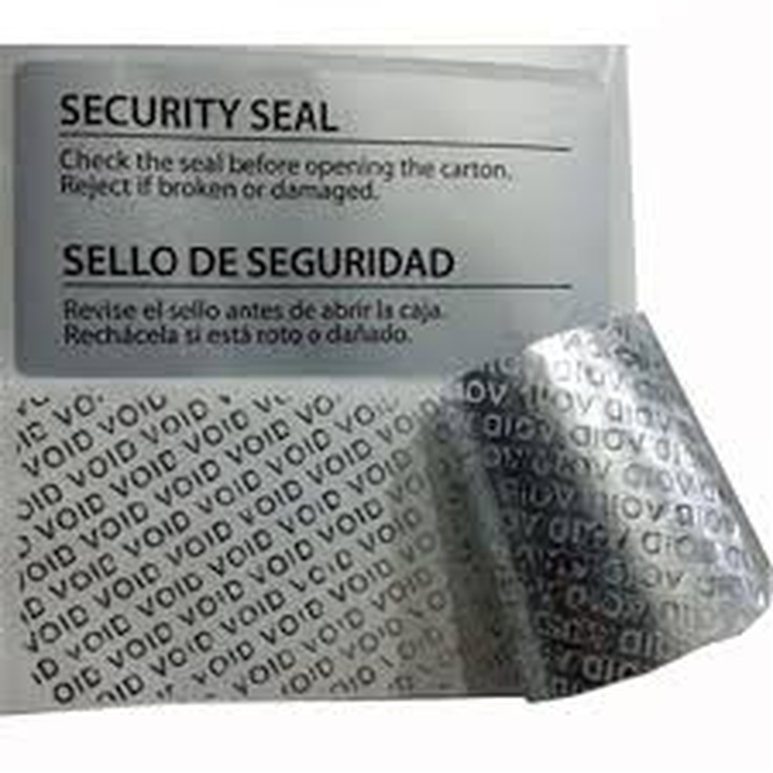 Void Security Seal Label